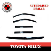 Bonnet Protector + Window Visors Weather shields to suit Toyota Hilux 1998-2001